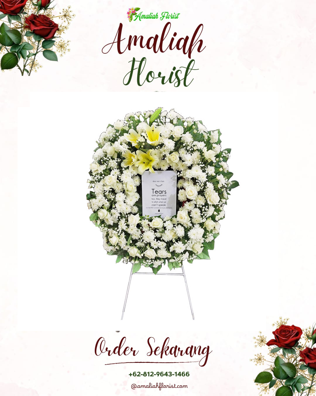 Krans Bunga Duka Kartasura